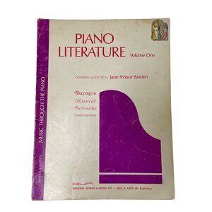 Piano Literature Sheet Music Volume One Jane Smisor Bastien 1966 Vintage u